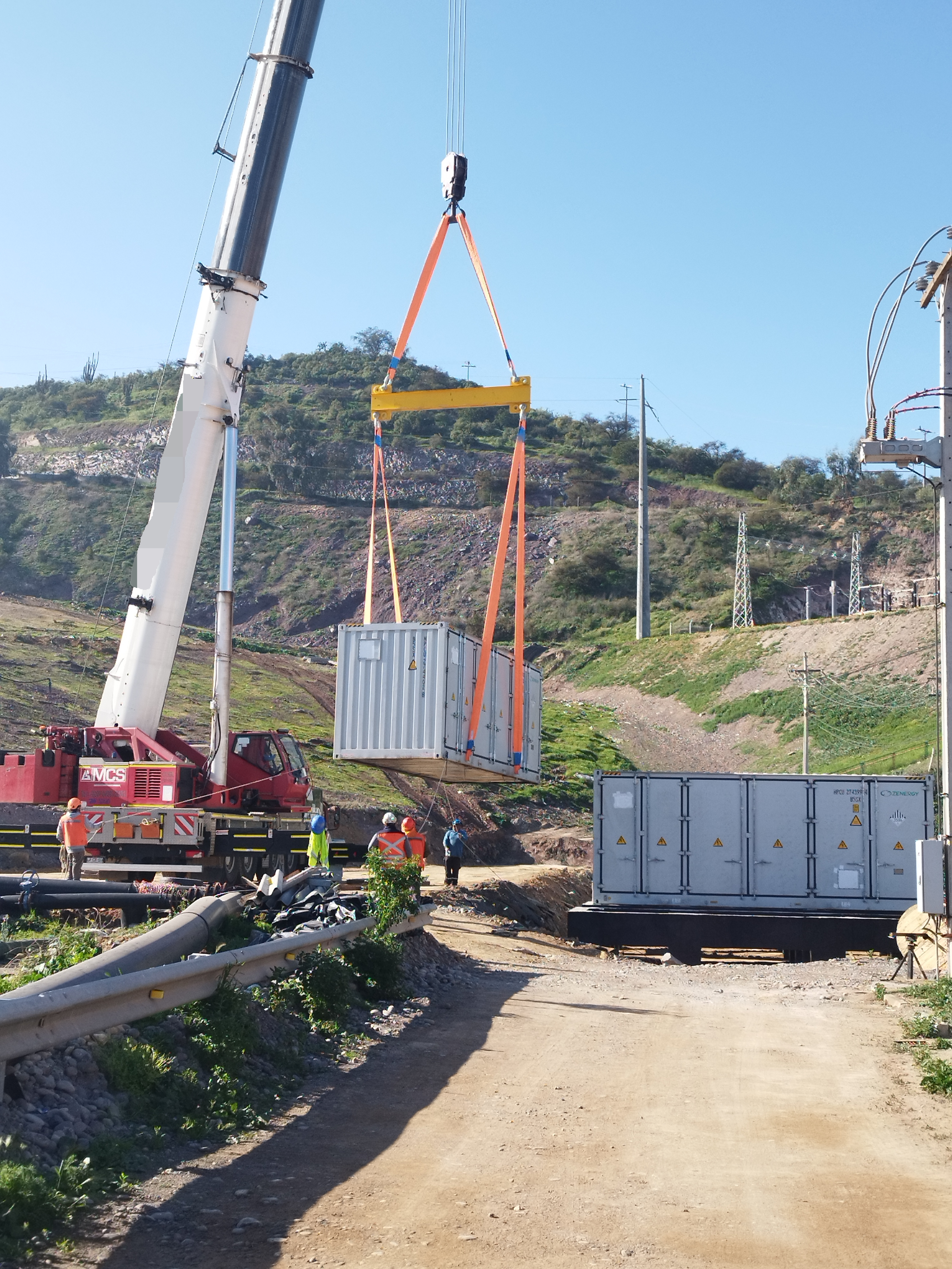 Montaje y posicionamiento de batería